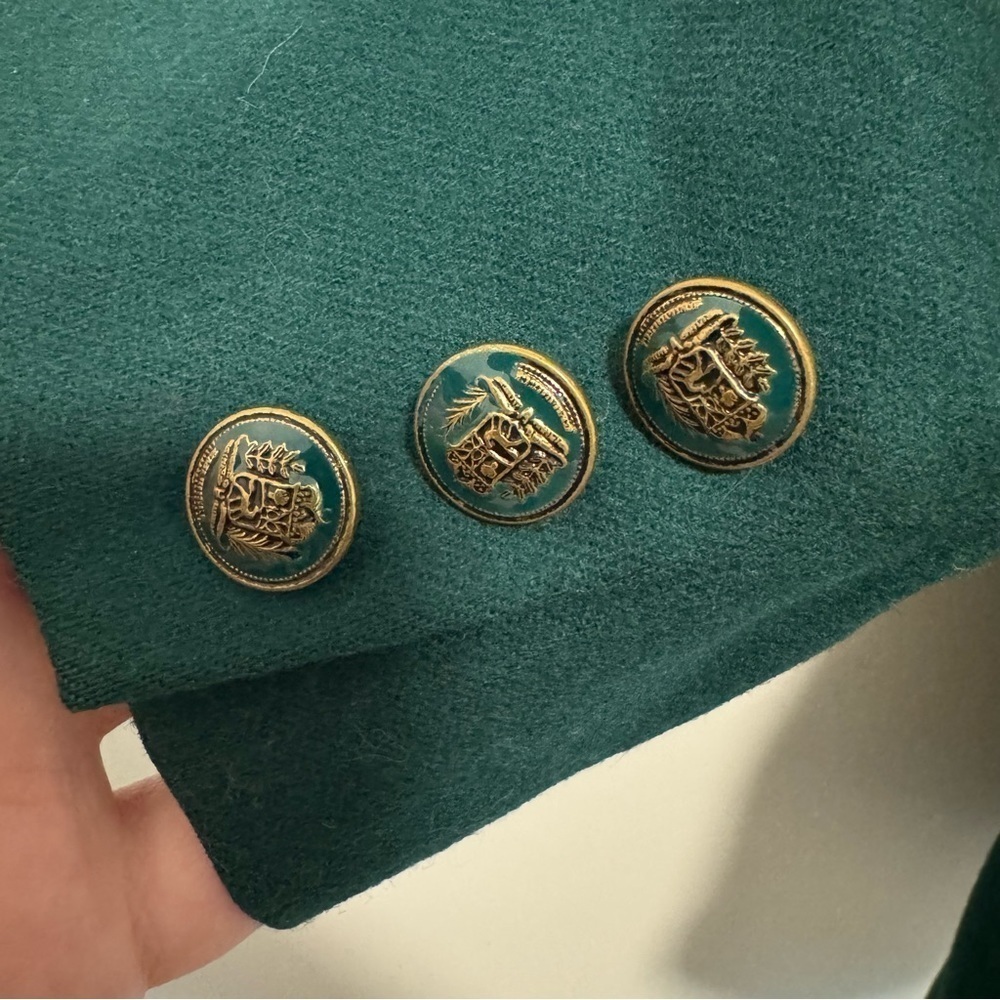 Pendleton Green Wool Blazer Jacket - image 5